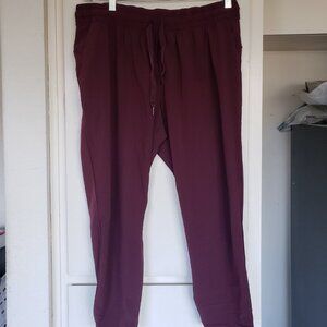 Lululemon Maroon Workout pants